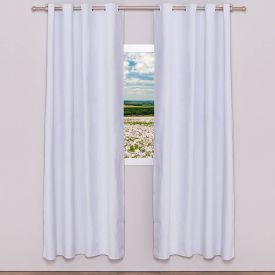 Cortina Blackout Berlim 2,60X2,30M Havan Casa - Branco