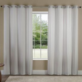 Cortina para Quarto e Sala 2,60X2,30 m Chenille Havan Casa - Berlim Cinza