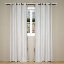 Cortina Para Quarto E Sala Chenille 2,60X2,30 M Havan Casa  - Gardenia Off