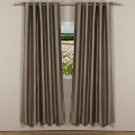 Cortina Corta Luz Tecido Blend 3,00X2,30 M Havan Casa - Latte