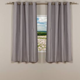 Cortina Para Sala E Quarto Pantex Rústica 2,60X1,70 M Havan Casa - Cinza