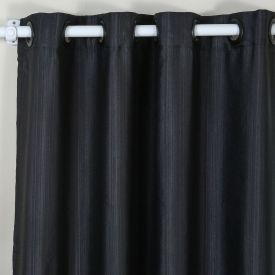 Cortina Para Sala E Quarto Pantex Rústica 2,60X1,70 M Havan Casa - Preto