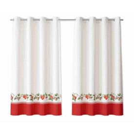 Cortina Para Cozinha Gourmet 2,60X1,20 M Havan Casa - Morangos