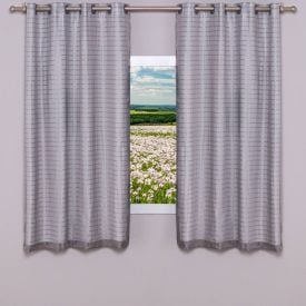 Cortina Para Quarto Ou Sala 2,60X1,70 M Pratika York Slim Havan Casa - Cinza