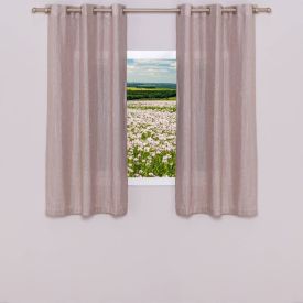 Cortina Para Sala E Quarto Chenille 2,60X1,70M Havan Casa - Córdoba Bege