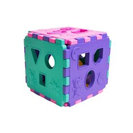 Cubo Did&aacute;tico Rosa Encantado Mercotoys - 402