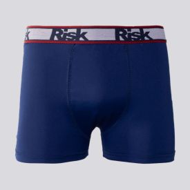 Cueca Boxer Masculina De Poliamida Risk Marinho
