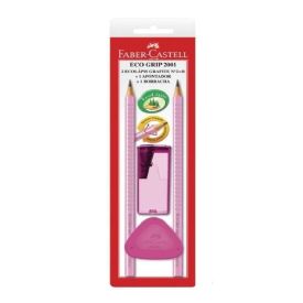 Ecolápis 2 Unidades Com Apontador E Borracha Faber Castell - 4 Unidades