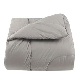 Edredom Casal 200 Fios Percal Buona Fortuna - Cinza/Prata