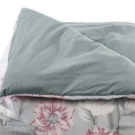 Edredom Casal 200 Fios Percal Buona Fortuna - Isis Verde
