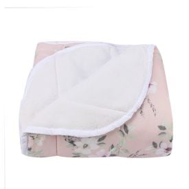 Edredom Casal Plush E Dupla Face Napoli Havan Casa - Floral Rose