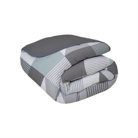 Edredom Casal Malha 100% Algodão Montreal Havan Casa - Storm Cinza