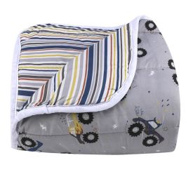 Edredom Casal Microfibra 100% Poliéster Kids Solecasa - Truck