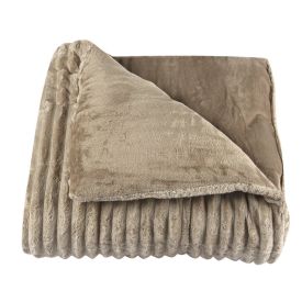 Edredom Queen 100% Poliéster Premier Canelado Havan Casa - Bege