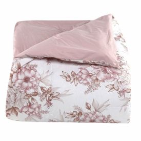 Edredom Queen Percal 180 Fios Buona Fortuna - Cecilia Rosa