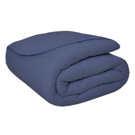 Edredom Queen Malha Dupla Face Havan Casa - Denim