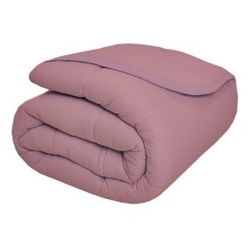 Edredom Queen Malha Dupla Face Havan Casa - Rose