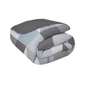  Edredom Queen 100% Algodão Malha Havan Casa 1 Pç - Storm Cinza