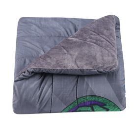 Edredom Solteiro Disney 100% Poliéster Plush Hedrons - Vingadores  Retorno