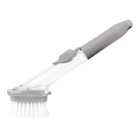 Escova com Porta Detergente 22,5 cm Clink - Cinza