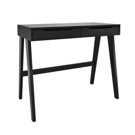 Escrivaninha Em Mdf Com 2 Gavetas Havan Casa - Preto