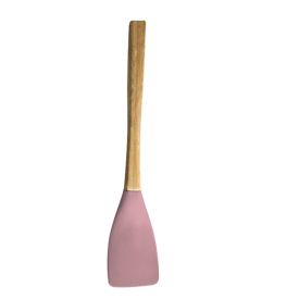 Espátula De Silicone Com Cabo De Bambu Havan Casa - Rosa