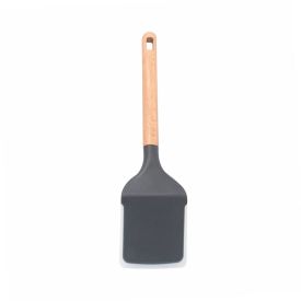 Espátula De Silicone Com Cabo De Madeira Havan Casa 34 Cm - Preto 