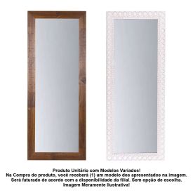Espelho Havan Liso 120Cm - Madeira