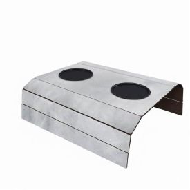 Esteira Flexível Porta Copos Sofá Havan Casa - Cinza Claro