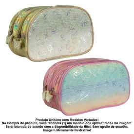 Estojo Duplo Canoa Borboleta Kit Style - Sortido