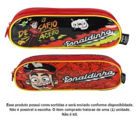 Estojo Duplo Infantil Enaldinho Luxcel - Sortido