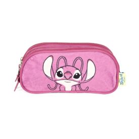 Estojo Juvenil Triplo Pelúcia Stitch Luxcel - Sortido