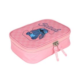 Estojo Retangular Stitch Xadrez Luxcel - Sortido