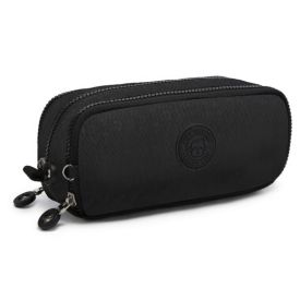 Estojo Triplo Juvenil Kika - Preto 