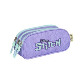 Estojo Triplo Juvenil Stitch Matelassê Luxcel - Sortido