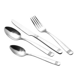 Faqueiro Aço Inoxidável Capri Havan Casa 24 Peças - Prateado