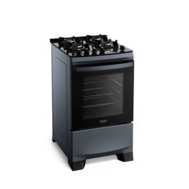 Fogão De Piso 4 Bocas Titanium Supreme Timer Glass Dako - Bivolt