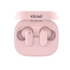 Fone de Ouvido Sem Fio com Cancelamento de Ruído Klicke Ks800 Pro - Rosa