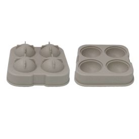 Forma De Gelo De Silicone Redonda Havan Casa - Cinza