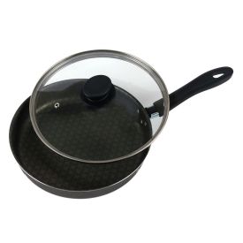 Frigideira Reta com Tampa Califórnia Tramontina 24Cm - Grafite