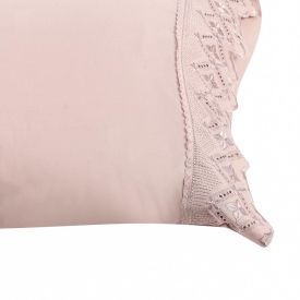 Fronha Avulsa Com Renda Havan Casa 1 Pç - Rosa