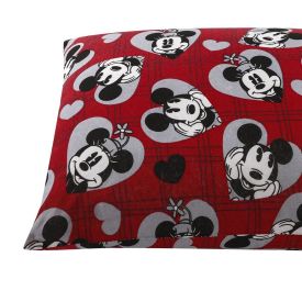 Fronha Avulsa Estampada 100% Algodão Disney - Love Film Red