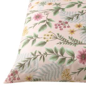 Fronha Avulsa Microfibra Estampada 100% Poliéster Havan Casa - Iris Flowers Rosa