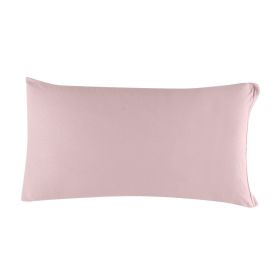 Fronha Avulsa 100% Algodão Malha Fio Penteado Havan Casa 1 Pç - Rosa Bebê