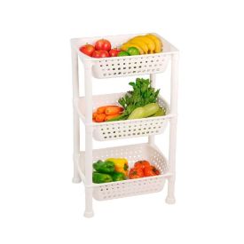 Fruteira Com 3 Bandejas Ordene - Branco