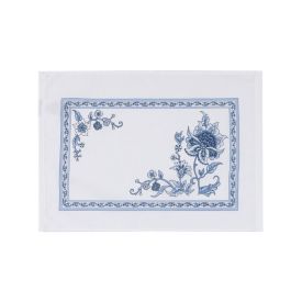 Fundo De Prato 45 X 31 Cm Clean Athenas Döhler - Chintz Azul