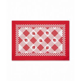 Fundo de Prato 45 X 31 cm Clean Athenas D&ouml;hler - Morango