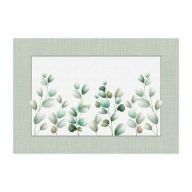 Fundo De Prato 45 X 31 Cm Clean Renova Döhler - Folhas Verdes