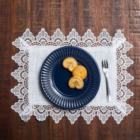 Jogo Americano De Tecido Guipir Havan Casa - Paris