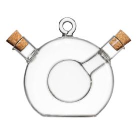 Galheteiro 2 Em 1 De Vidro Boro 60-290Ml - Hauskraft